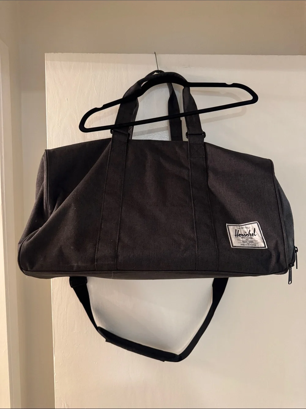 Herschel Supply Company Black Canvas Duffel Bag